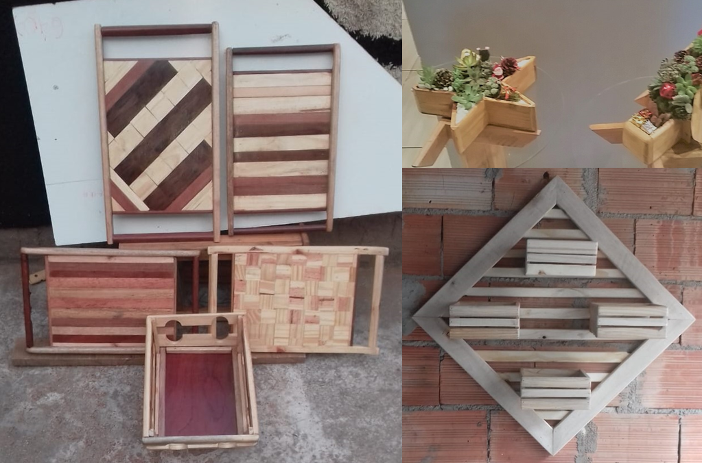 Imagem em destaque para o artigo: Resíduo que vira arte: madeira descartada pode ser matéria prima para artesãos